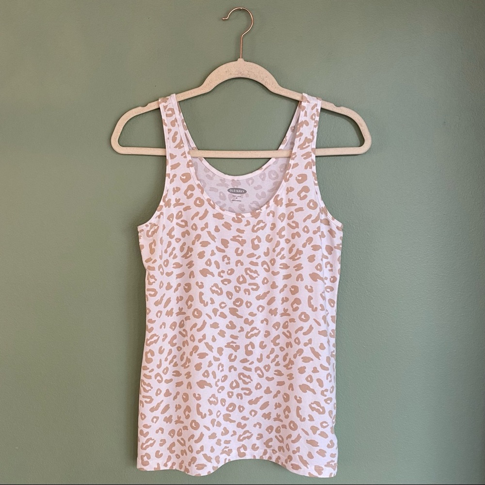 OLD NAVY Leopard Print First-Layer Tank
